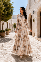 Luxe Mediterrane Elegantie Jurk