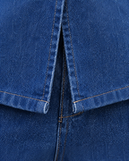 Luxe Denim 2-Delige Set | Mouwloze Top & Short