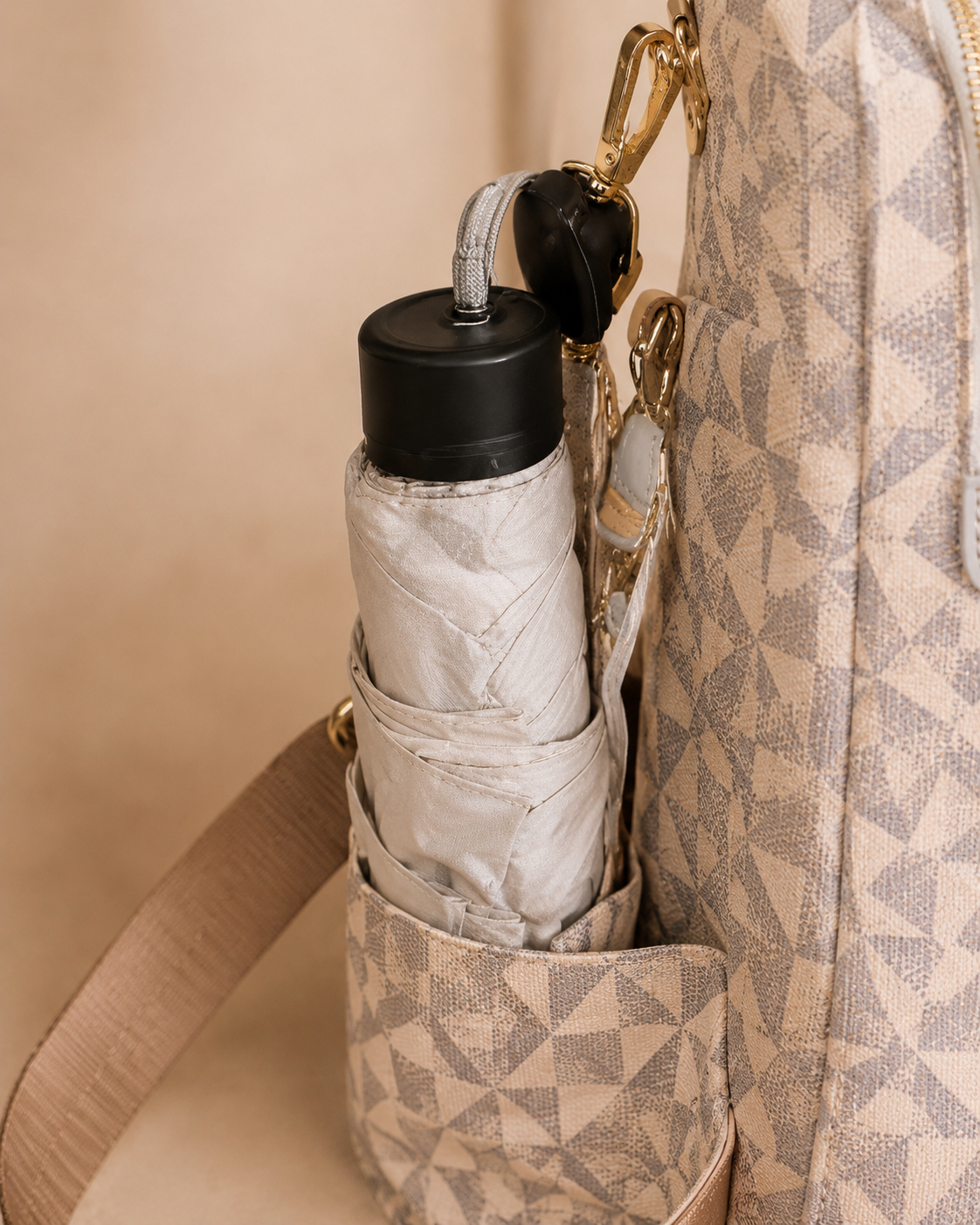 Luxe Luiertas Rugzak – Beige