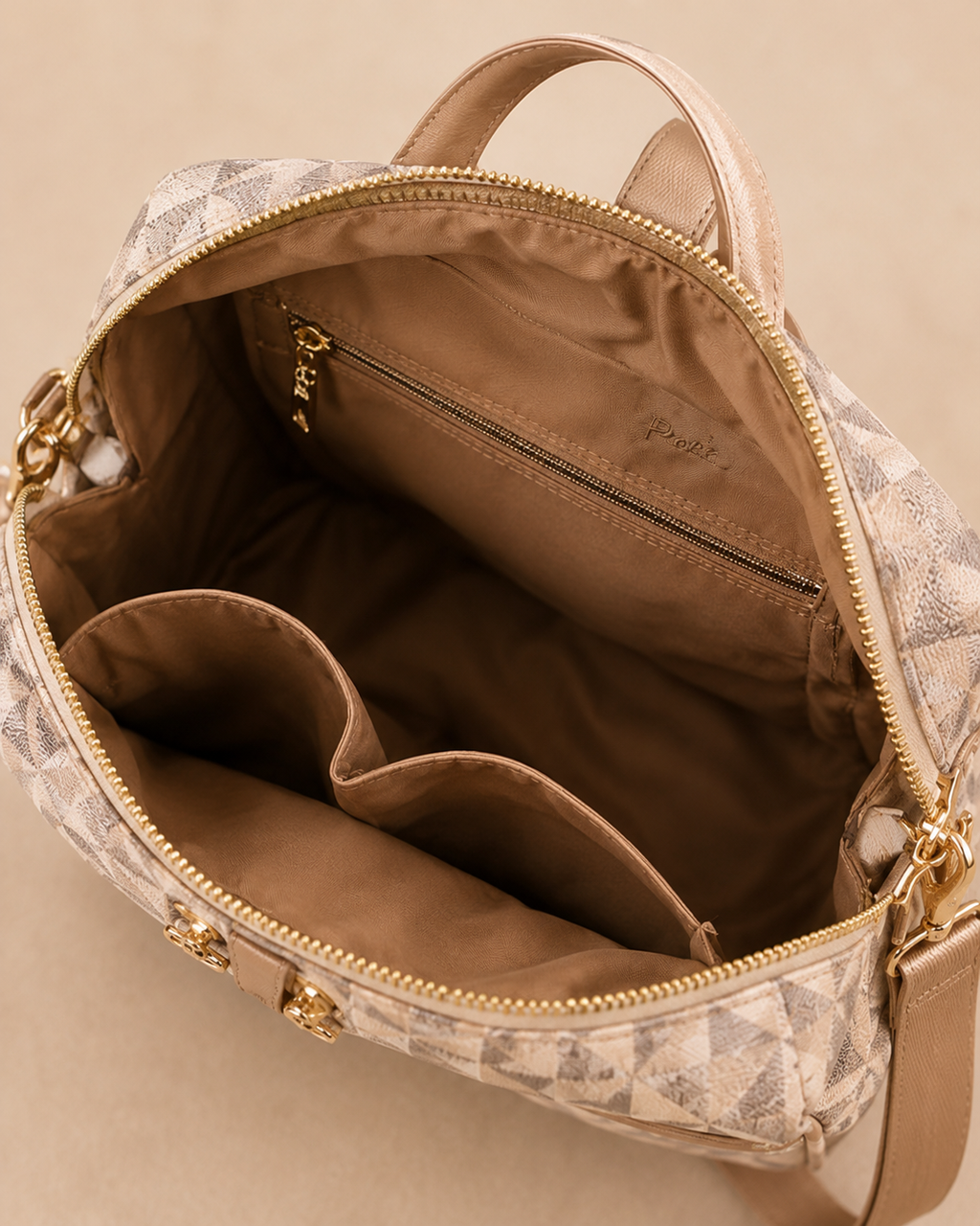 Luxe Luiertas Rugzak – Beige